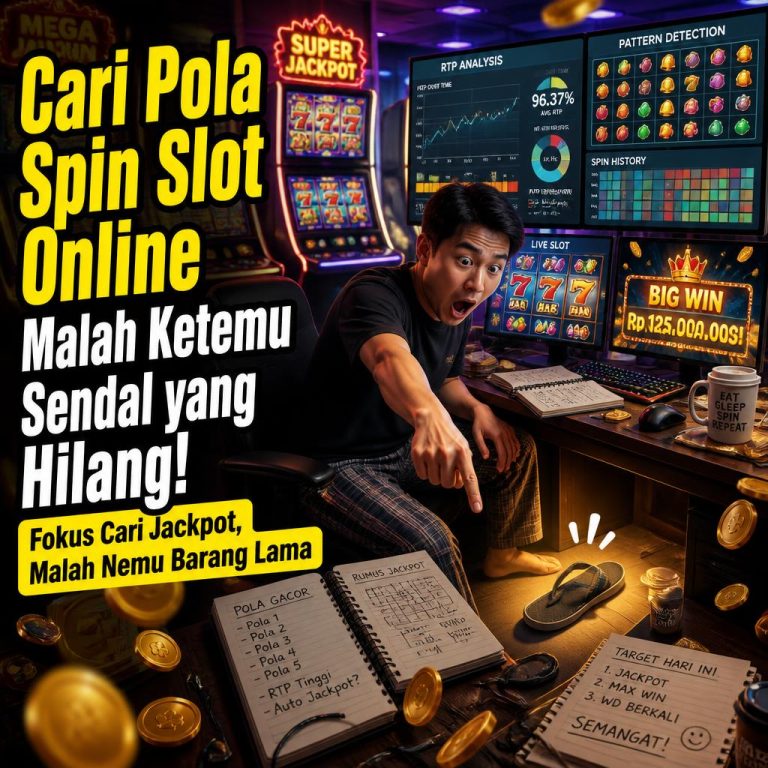 Cari Pola Spin Slot Online, Malah Ketemu Sendal yang Hilang